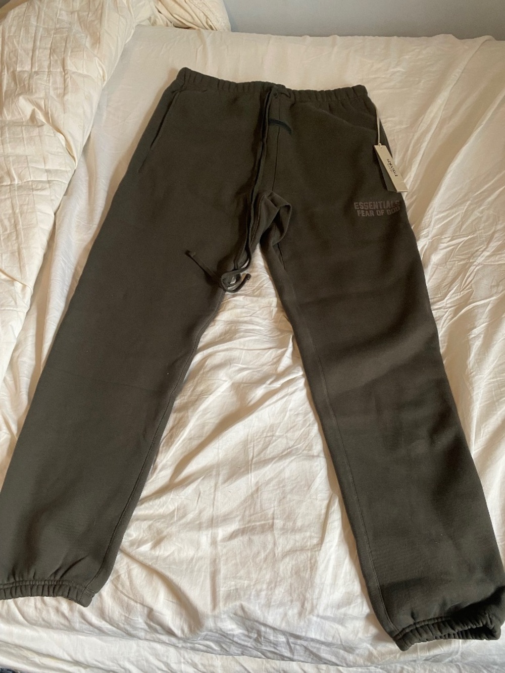 Fear of God off black sweatpants